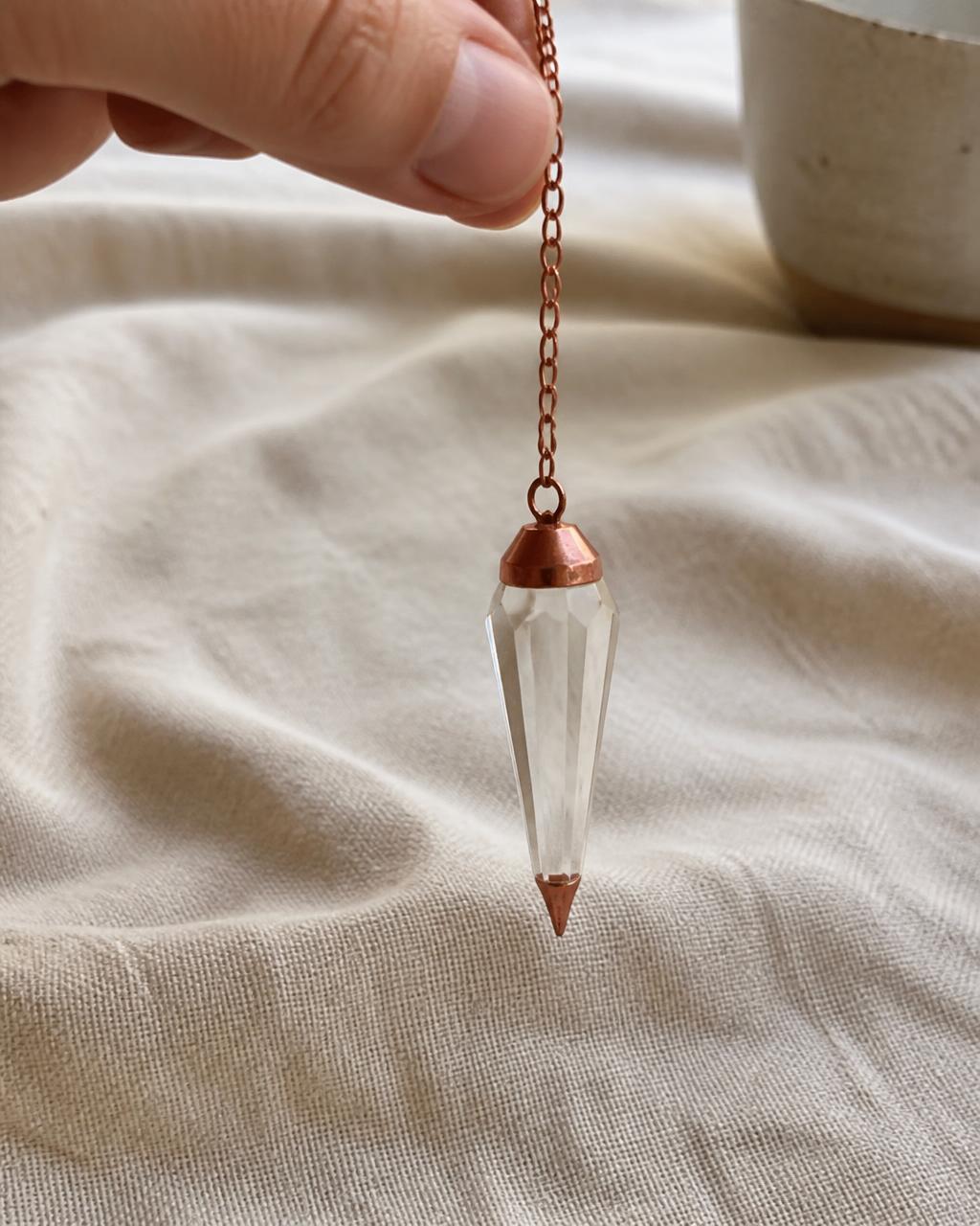 Copper & Quartz Pendulum